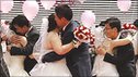 A group wedding couples takes part in a mass wedding ceremony at a park in Nanjing, in eastern China"s Jiangsu province on May 1, 2011. The event was held as part of the May Day holiday