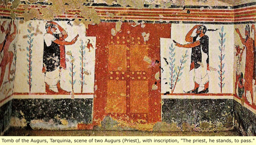 Etruscan Tomb Paintings Ancient Man And His First Civilizations